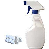 10 Pc Multi Functional Concentrated Effervescent Cleaner+1 Pc 500ML Spray Cleaner Set, For Windshield Glass Tablets Detergent