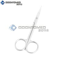 OdontoMed2011 LEXAR-Baby Knapp Scissors 4.5" Curved FINE German Grade ODM