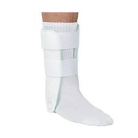 BREG '11186 Support Compression Regular Left/Right Ankle Anatomically Contoured Shell Adjustable Heel Pad Vertical Side Strap with Valve Air/Foam Bladder Koolair