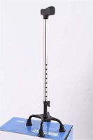 ZWH-Walking Cane Cane Tetrapod Walking Stick - with Small 4 Leg Base- Non-Slip Smart Easy Walking Stick Adjustable