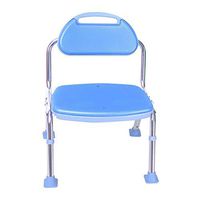 AIAIⓇ Foldable Bath Stools - Height Adjustable Non Slip Support Durable Stability Handy Cleaning Strong Construction Rubber Feet for Wet Room Elderly Mentally Retarded Person Pregnant Woman Child