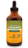Herb Pharm Certified Organic Cinnamon  Liquid Extract for Cardiovascular and Circulatory Support - 4 Ounce