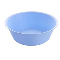 BRUIO Small Plastic Frosted Washbasin Round Shape Basin Multipurpose Use for Home Bathroom,3PCS
