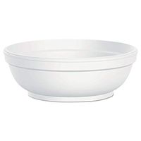 Dart 6B20 Insulated Foam Bowls, 6 oz, White, 50/Pack, 20 Packs/CT