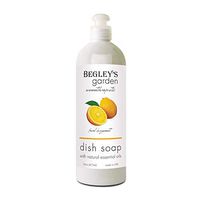 Begley's Aromatherapeutic Liquid Dish Soap, Plant-Based Formula, Natural Essential Oil Infused, Fresh Bergamot Scent, 16 oz