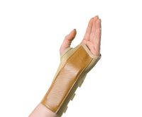 Medline Elastic Wrist Splints, Small, Left