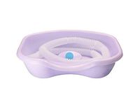 LMM@ Wash Basin Nursing Bed Household Child Pregnant Woman Old Man Shampoo Artifact Gift Supine Pillow Type Shampoo Sky Blue (Color : Light Purple)