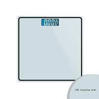 Bathroom Scale Digital Weight Scale Bathroom Body Fat Intelligent Highly Accurate Electronic Scale, Large Screen, Automatic Identification CQOZ (Color : C)