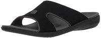 Spenco Men Kholo Plus Slide Sandal, Carbon/Pewter, 11 Medium US