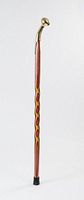 Brazos 40" Twisted Home Top Colorwood Walking Cane, Blue, Made in The USA