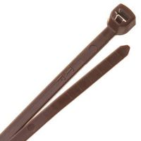 CBR3.75BR - 4" Standard Carbon Nylon Cable Ties 100 piece pack brown
