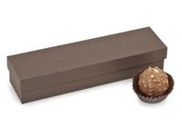 Rigid Truffle Candy Box 24 Count - Chocolate - Holds 5 Pieces