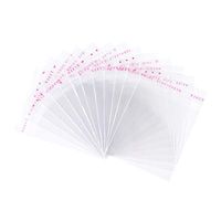 Pandahall 1000pcs 2.36x2.17inch OPP Cellophane Rectangle Resealable Transparent Clear Plastic Poly Bags Self Adhesive Seal Closure Bakery Candy Soap Cookie Jelly Chocolate Package 55x60mm