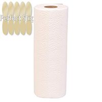 Paper Towels - Pack of 6 Total Rolls 2ply