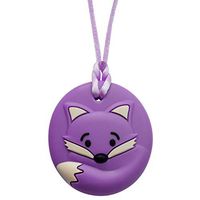 Munchables Fox Sensory Chew Necklace (Purple - Round)