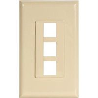 Channel Vision 3-Jack Decora Plate