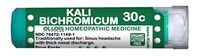 Ollois Organic Lactose-Free Kali Bichromicum 30C, Homeopathic Medicines, 80 Pellets Count for Sinus Headache, Thick Nasal Discharge