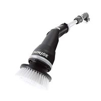 Sun Joe 24V-PWSCRB-LTW-BLK Cordless 360-Degree Spin Scrubber Brush, Kit (w/ 1.3-Ah Battery + Quick Charger)