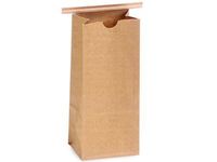 Tin Tie Coffee Bag 1000 Count - 1 LB - Kraft