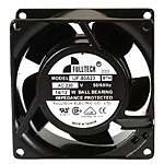 FAN,220VAC,30 CFM,80X80X38,12W,BALL BEARINGS,TERMINAL,UL/CSA/VDE/CE