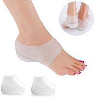 1.2 in Invisible Height Increase Insole, Wearable Heel Cushion Inserts Shoe Soft Silicone Heel Lift Insole Leg Lengthen for Men and Women