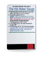 Bulk Energy Saving Hot Water Heater Temperature Card: AM Conservation AMC109-G (250 Temperature Cards)