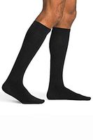 SIGVARIS Men’s Style Sea Island Cotton 220 Closed Toe Calf-High Socks 20-30mmHg