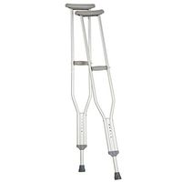 Carex Push Button Aluminum Crutch, Youth
