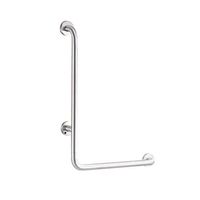 ZH Bathroom 304 Stainless Steel L-Shaped Handrail Elderly, Handicapped Handrail Bathtub, Toilet Barrier-Free Safety Grab Bar/Right