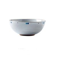 AXZHYX Bowl Bowl Rice Bowl Cutlery Single Household Ceramic Bowl Rice Bowl Creative Salad Instant Noodle Bowl Large Soup Bowl Hotel Tableware Home Noodles Boiled Fish Soup Bowl (Color : 3926909090)