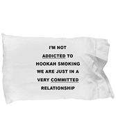 Hookah Smoking Gifts - Shisha Smoker Pillowcase - Creative and Soft Pillow Case for Passionate Hookah Smoking Practitioners, Standard Size