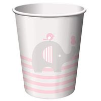 Club Pack of 96 Little Peanut Girl Pink Baby Shower Hot and Cold Cups 9 OZ.
