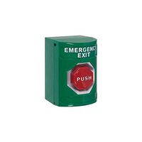 Safety Technology - SS2108EX - Stopper Station, Pneumatic Tmr. Button No Cover, Green, Em.exit