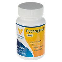 Pycnogenol 50mg Antioxidant That Supports Cardiovascular, Skin Cellular Health (French Maritime Pine Bark Extract) (60 Capsules) by The Vitamin Shoppe