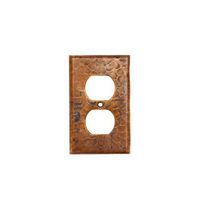Premier Copper Products SO2_PKG2 Copper Switchplate Single Duplex, 2 Hole Outlet Cover - Quantity 2, Oil Rubbed Bronze