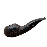 FAT BOB (Sabbiata 2112) briar massive sandblasted bent author tobacco pipe
