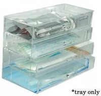 UNICO 48512 4-Drawer Organizer, 8.5" Height, 12" Width, 5.25" Length