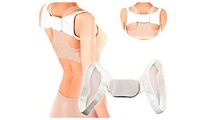 Monogram Inc Orthopedic Posture-Pro Back and Shoulder Posture Correcting Back Brace (1, White)