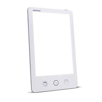 Verilux HappyLight VT43 Luxe 10,000 Lux LED Bright White Light Therapy Lamp with Adjustable Brightness, Color, and Countdown Timer, 53 sq. in. Lens Size