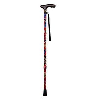 Crutches Non-Slip Walking Sticks Old Man's Walking Stick Telescopic Single Hand Crutch Adjustable Pattern Cane (Color : C, Size : 68.5cm)