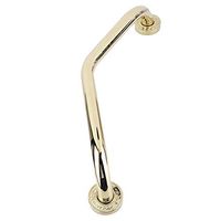 ViaGasaFamido Grab Bar Bathroom Zinc Alloy Bathtub Safety Handle Curved Assist Bathroom Handrail Toilet Safety Non-Slip Armrest for Elderly Armrest Rail Disabled Support