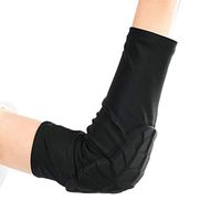 Keen so Elbow Guard Sleeve1 Pair Kids Youth Elastic Arm Pad Elbow Pads Guards Protective Gear for Sports Basketball(S（for 5-6 Years Old）)