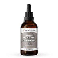 Tribal Tranquility Alcohol, Glycerite Skullcap, Lemon Balm, Holy Basil, Reishi Mushroom, California Poppy, Valerian. Tincture Herbal Extract Nerve Calming Formula 4 OZ
