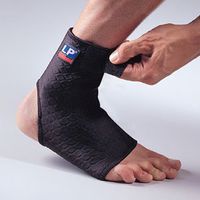 LP Extreme Coolprene Ankle Support with Ankle Fastener (Unisex; Black), Small