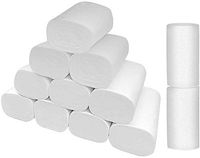 12 Toilet Paper, 4-Ply Embossed Toilet Paper Rolls,Soft Jumbo Rolls Commercial, Home Kitchen Toilet Tissue, Soft, Strong and Highly Absorbent Hand Towels for Daily Use