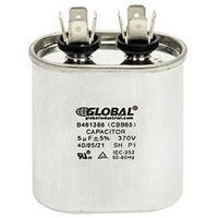 Oval Run Capacitor, 370 Volt, 5mf