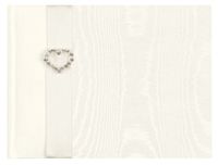 CR Gibson Jeweled Heart Wedding Guest Book (Pack of 2)