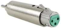 Switchcraft 321X 3-Pin XLR Female to RCA Male Adapter, Nickel Finish