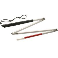Ambutech Alum. 4-Section Folding Cane-Pencil-50-in