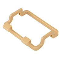 KHFU Kitchen 30 Pieces Drawstring Trash Bags Double-seam Transparent Resistant Garbage Bag (Trash Bags Holder, B-Beige)